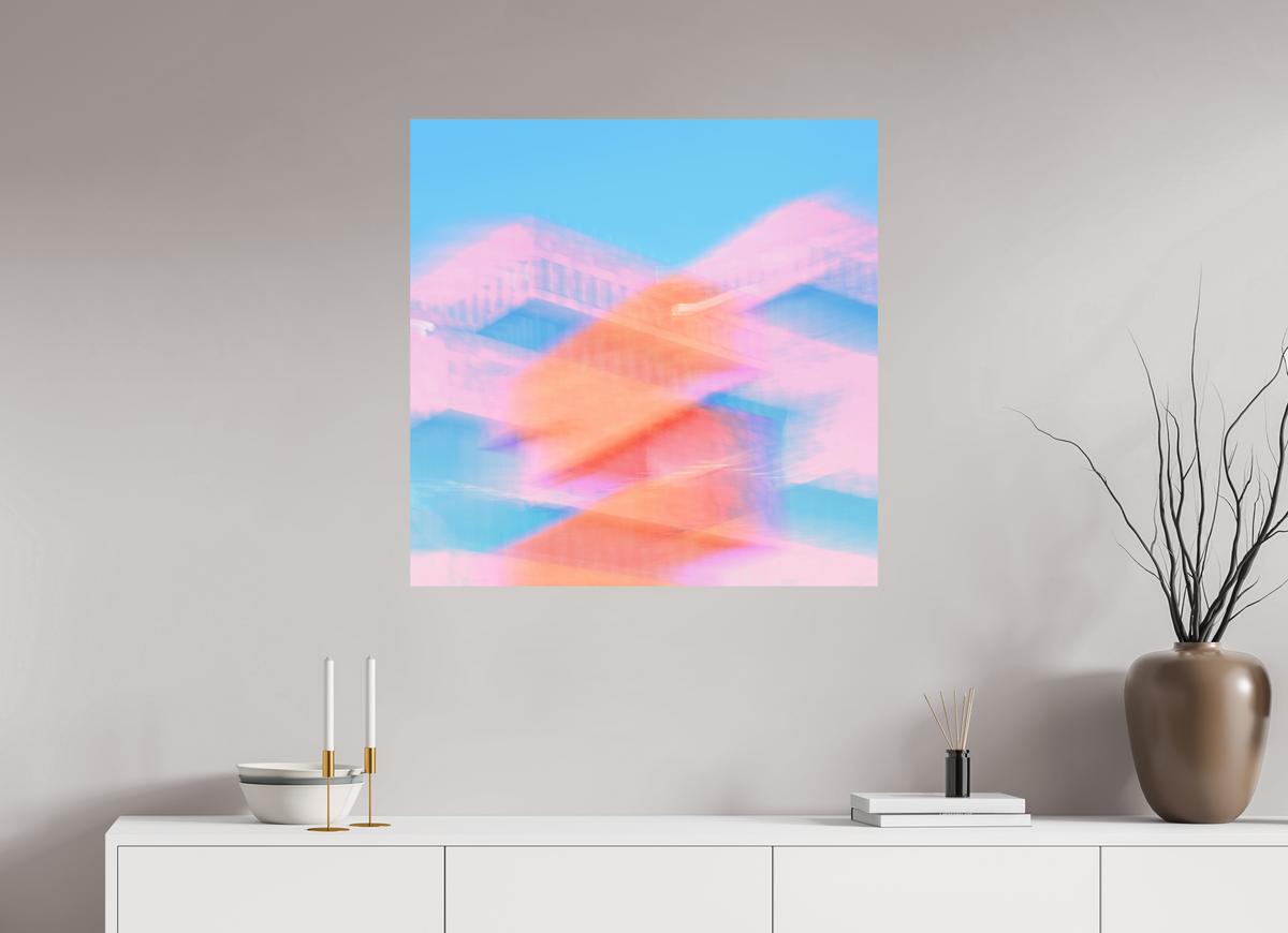 80 x 80 cm, Fine Art Print on Alu-Dibond Bold Tenderness